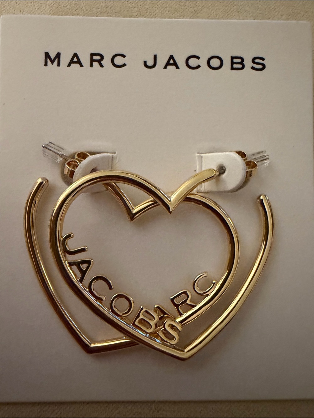 New Marc Jacobs Heart Earrings